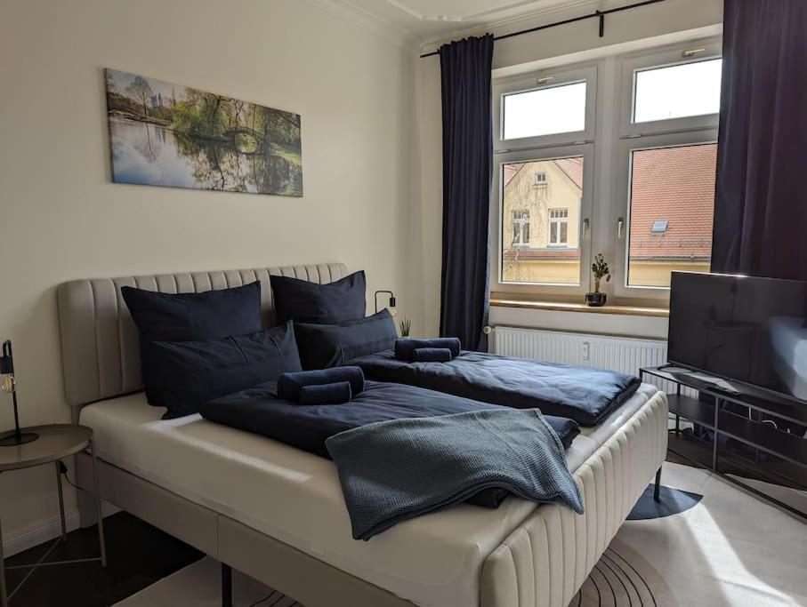 Vilipa-Apartments No.5 I Baumwollspinnerei I Kunstkraftwerk - 75M² I Balkon I Smart-Tv I Bad Mit Fussbodenheizung Leipzig Eksteriør bilde
